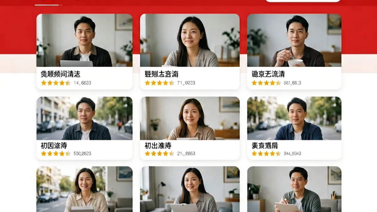 爱久久平台首页界面展示，页面上方是导航栏与搜索框，下方是精选视频内容的瀑布流卡片布局