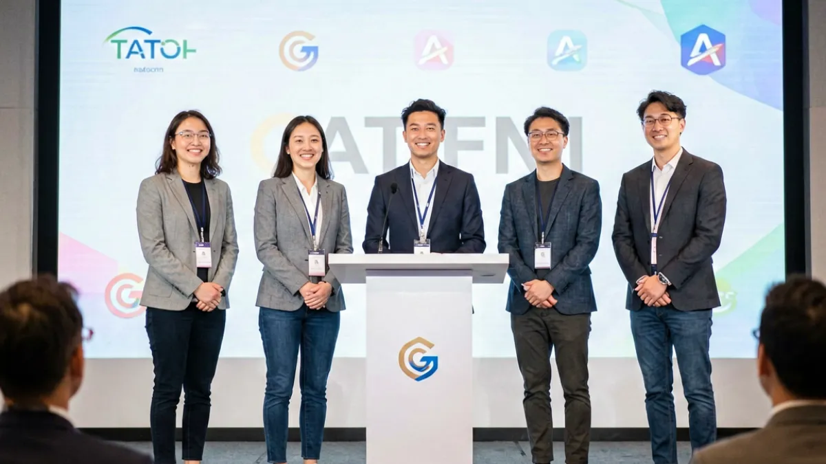 爱久久独家创作者合作计划发布现场，多位内容创作者与平台代表共同出镜